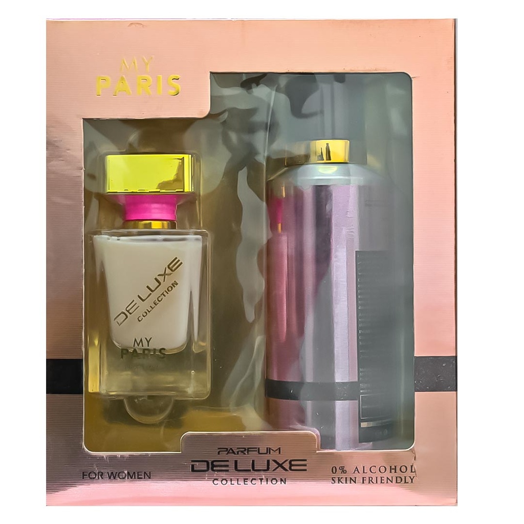 ديلوكس ماى باريس طقم زيرو% كحول - Deluxe My Paris Set 0% AlCohol EDP-M