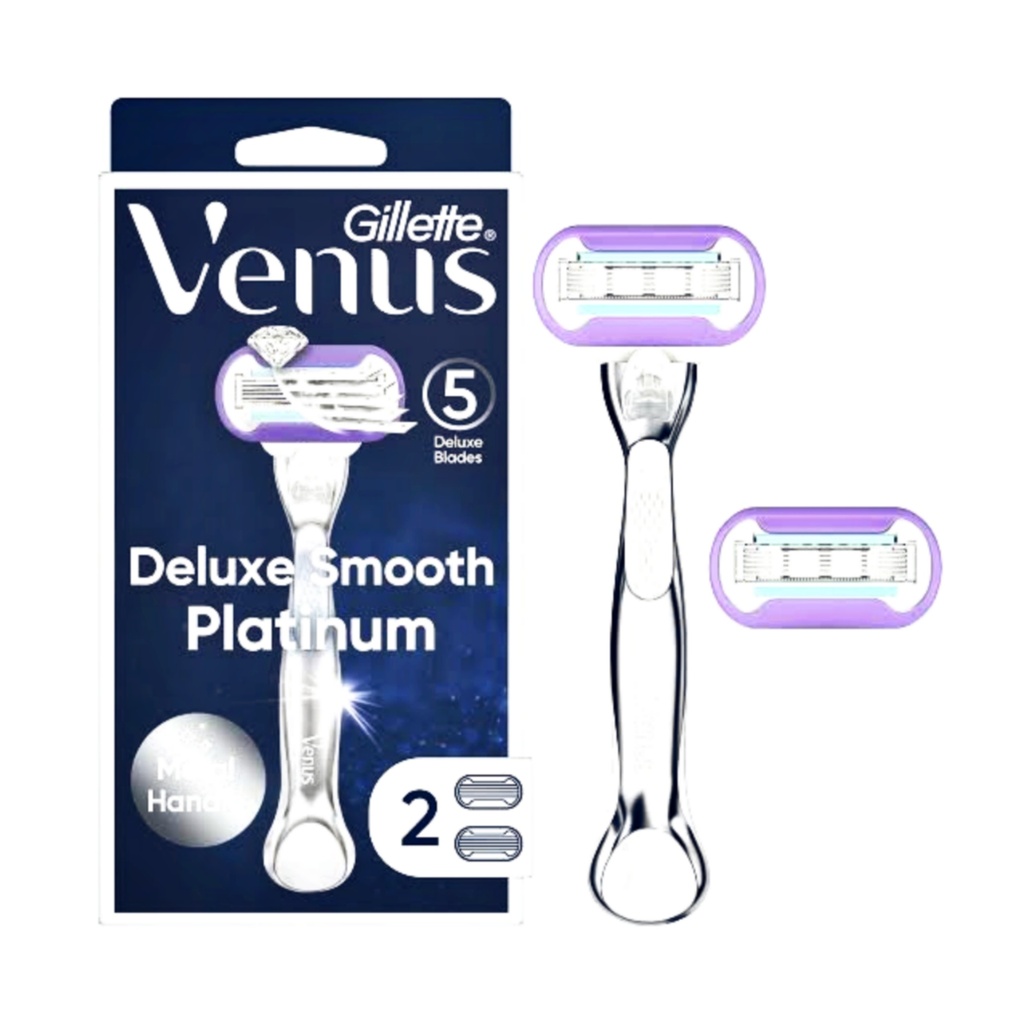 جيليت فينوس دلوكس سموث بلاتنيوم - Gillette Venus Deluxe Smooth Platinum