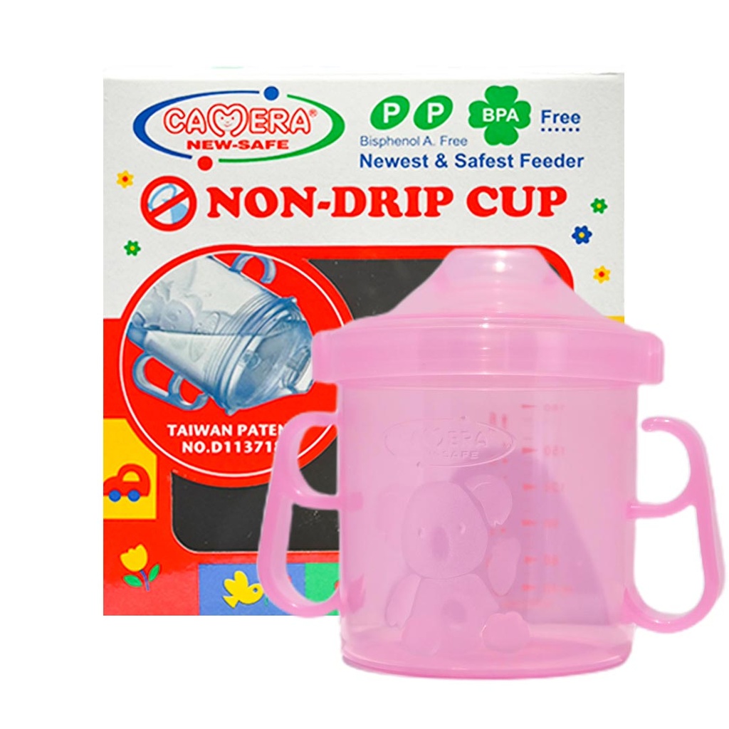 Camera Cup Non Drip No:54005 Color: Pink Size: 180ml
