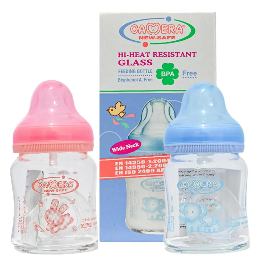 كاميرا ببرونة بايركس عنق عريض - Camera Fedeer Pyrex Wide Neck (120ml, NO_22014).webp