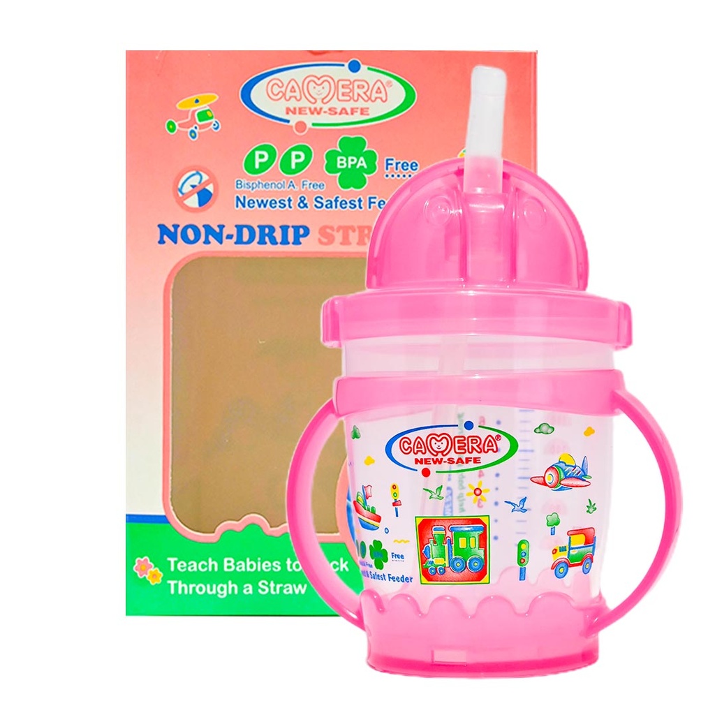 Camera Cup Shalimo Non Drip No:53116 Color: Pink Size: 180ml