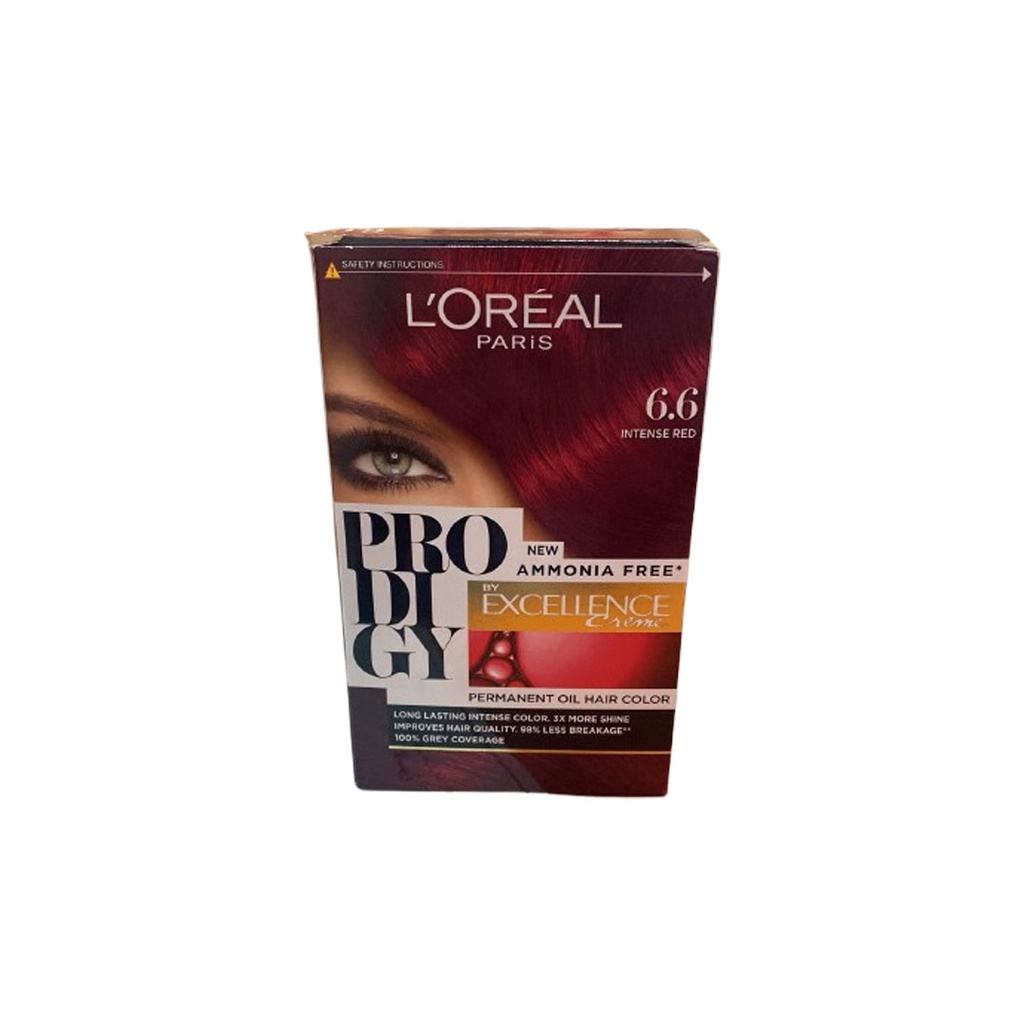 لوريال صبغة برودجى - Loreal Color Prodigy (Prodigy, 60g, Intense Red 6-6)