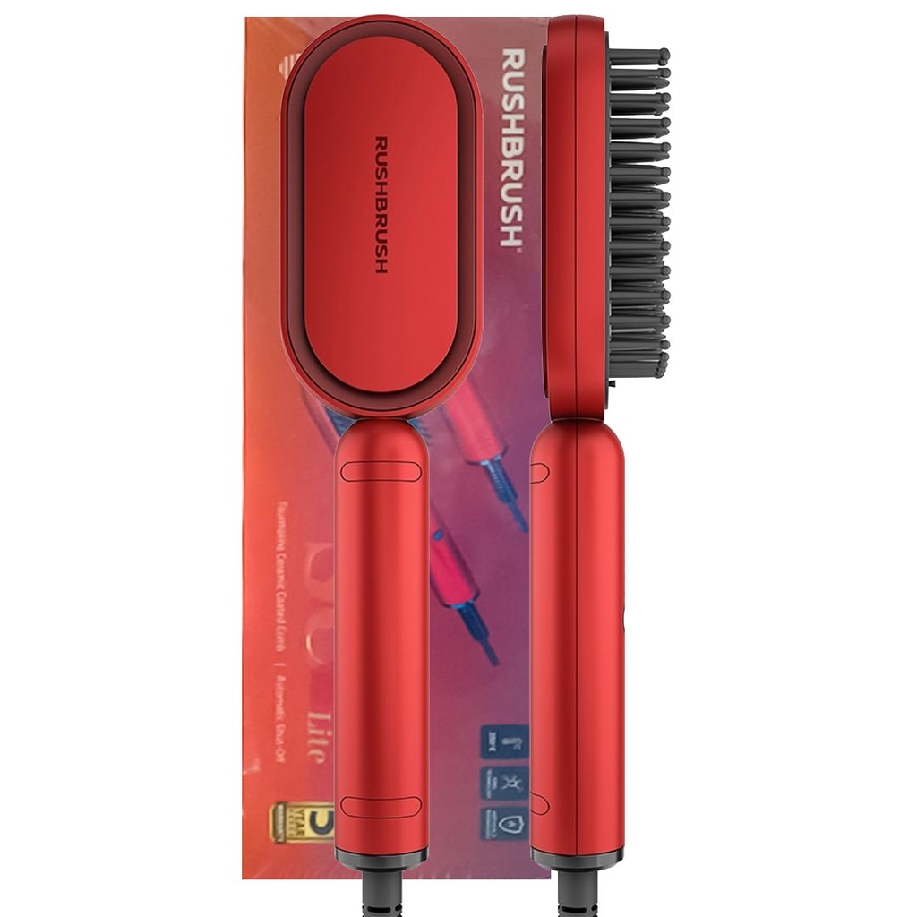 راش براش اس 3 لايت فرشاة تصفيف احمر - Rushbrush S3 Lite Brush Restyling Red