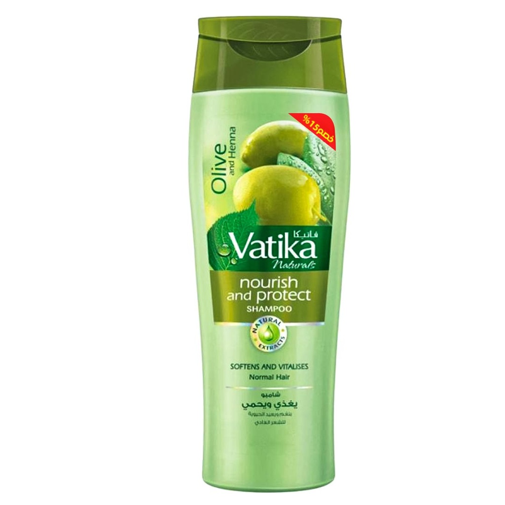 فاتيكا شامبو - Vatika Shampoo (180ml, زيتون, خصم 15%)