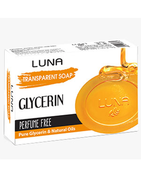 لونا صابون شفاف جلسرين - Luna Tranparent Soap Glycerin (100 g, without a smell)