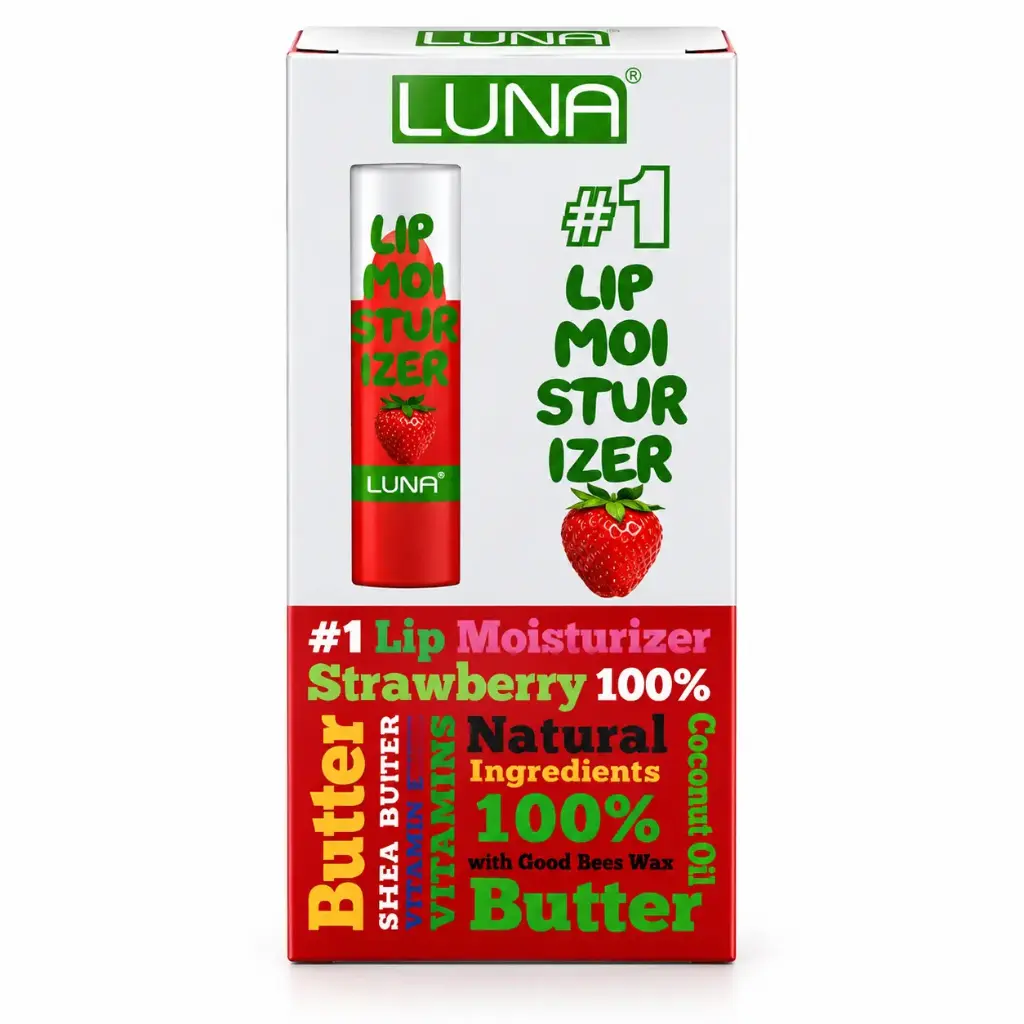 لونا مرطب شفاه فراوله - Luna Lip Care Strawbery (3.5g)