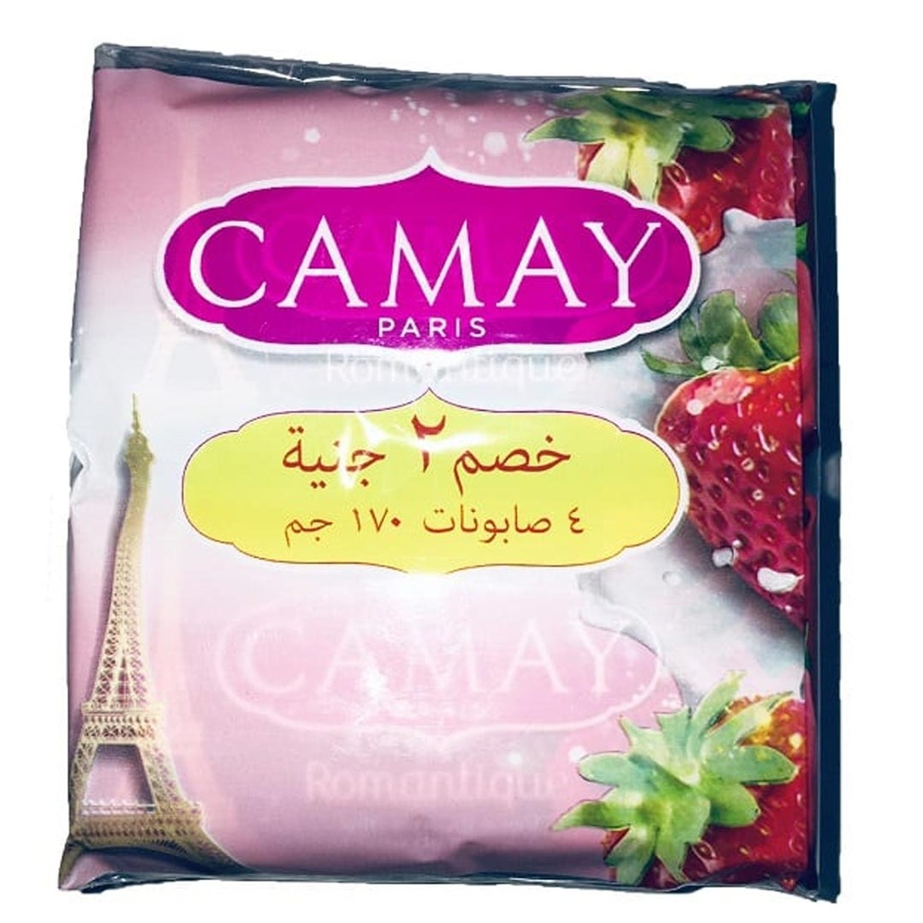 كامى صابون - Camay Soup 170g (170g, رومانسية, خصم 2جنية)