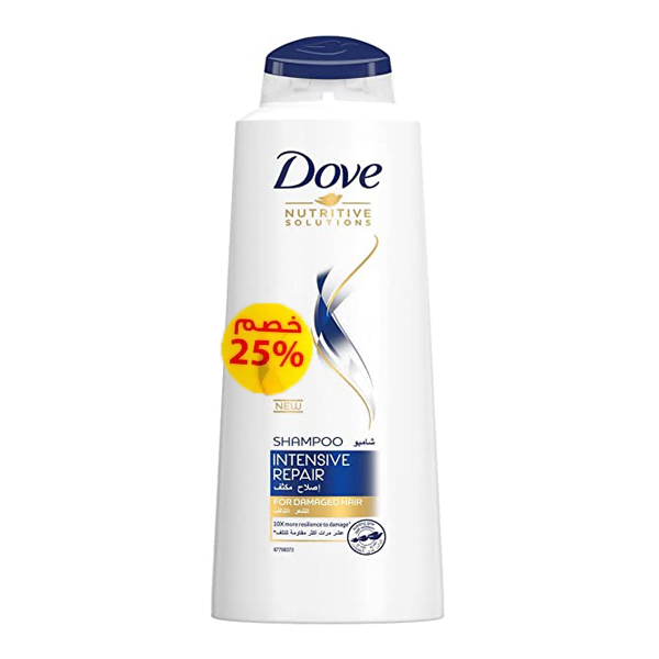 دوف شامبو - Dove Shampoo (600ml, Intensive Repair, discount 25%)
