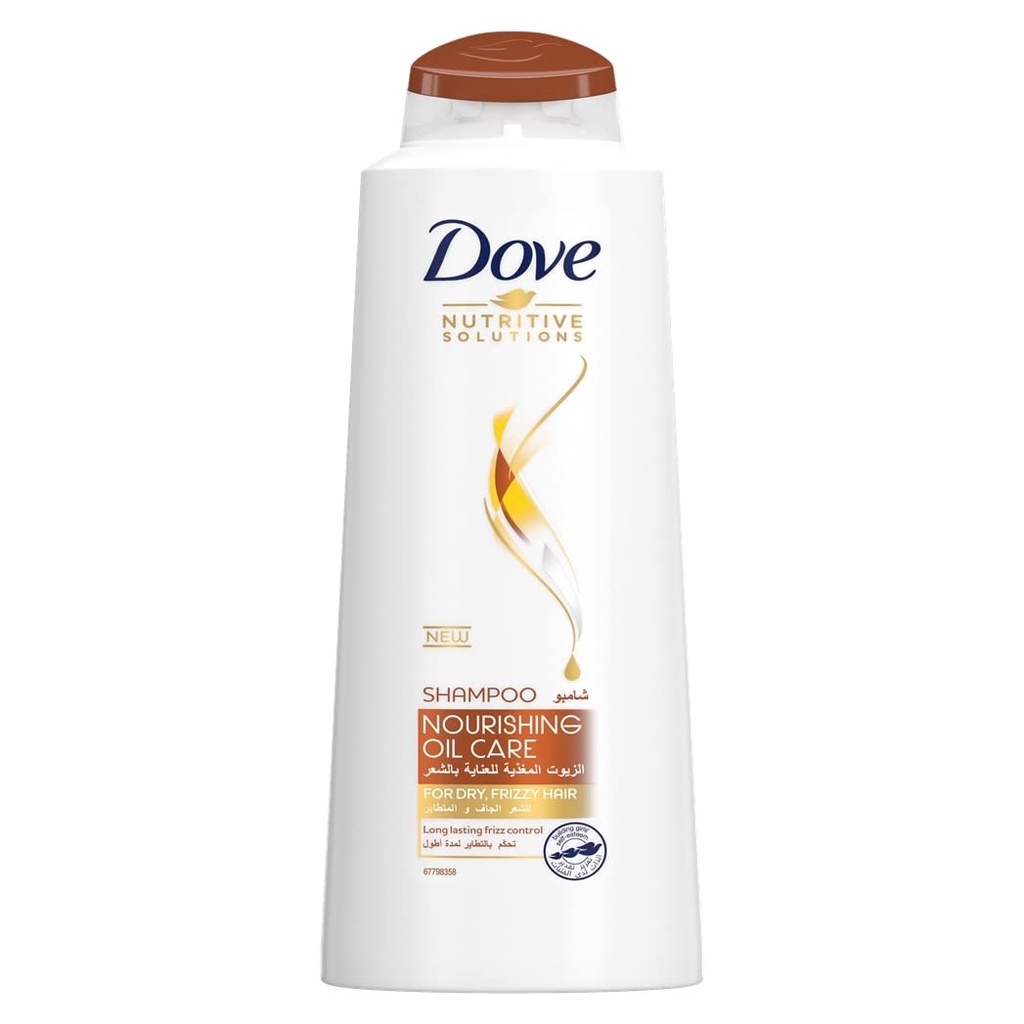 دوف شامبو - Dove Shampoo (600ml, زيوت مغذية, بدون)