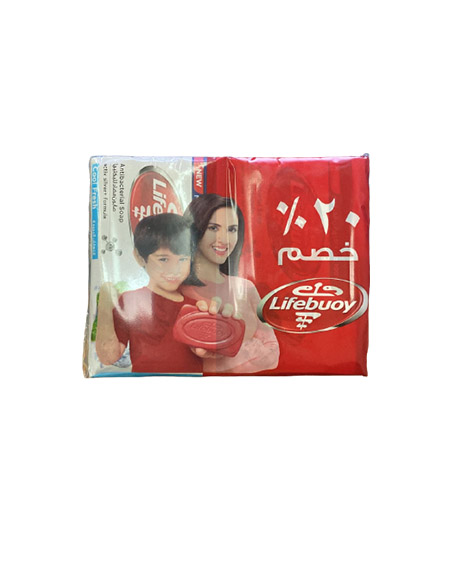 لايف بوى صابون - LifeBuoy Soup 4Psc (175g, انتعاش الليمون, خصم 20%)