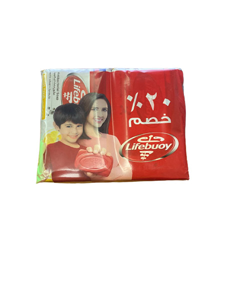 لايف بوى صابون - LifeBuoy Soup 4Psc (175g, Mildcare, discount 20%)