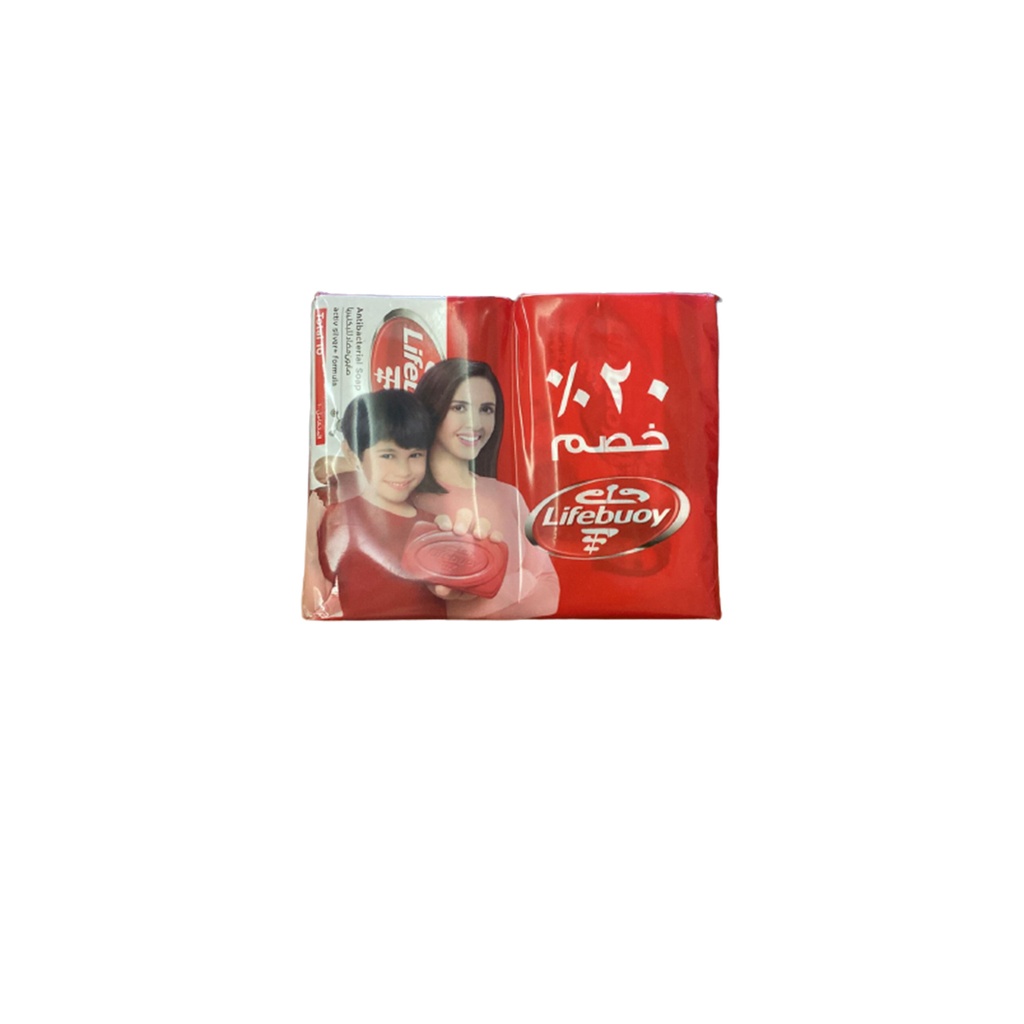 لايف بوى صابون - LifeBuoy Soup 4Psc (175g, عناية متكاملة, خصم 20%)
