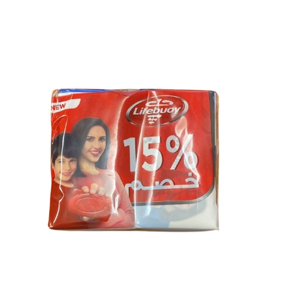 لايف بوى صابون خصم 15% - LifeBuoy Soup 75g Discount 15% 4Psc (عناية ناعمة)
