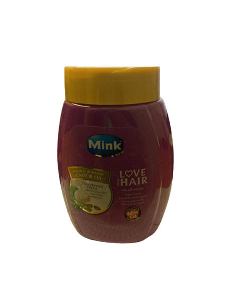 مينك حمام كريم - Mink Hair mask (800ml, ثوم, بدون)