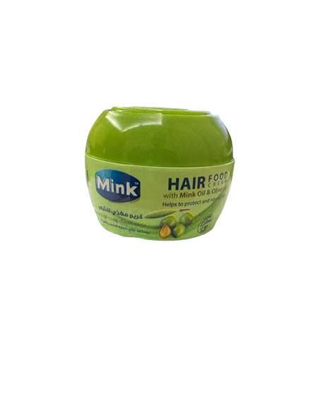 مينك كريم هيرفود مينك & زيتون - Mink Cream Hair Food Mink & Olive (125ml)