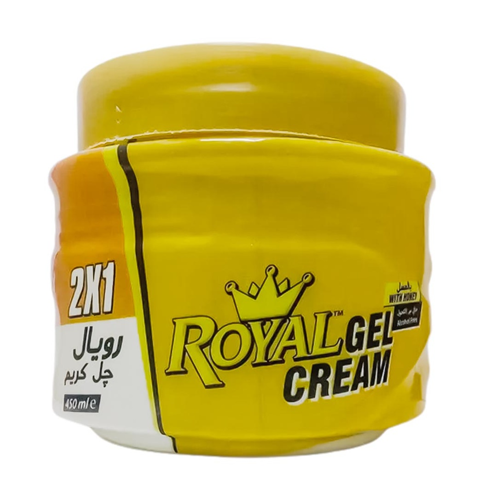 رويال كريم جل - Royal Gel Cream (450ml, عسل, بدون)