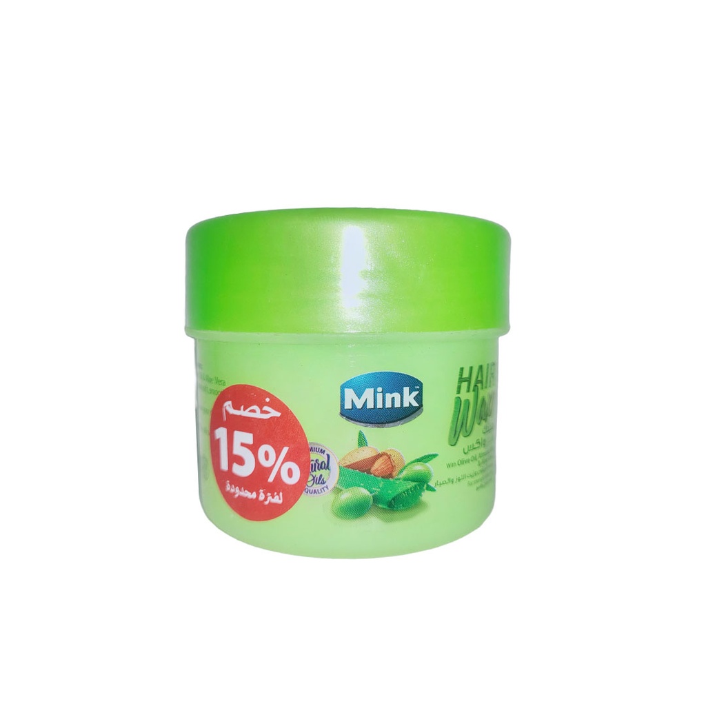 مينك واكس زيتون و صبار خصم 15% - Mink Wax Olive & Aloe Vera Offer 15% (100ml)