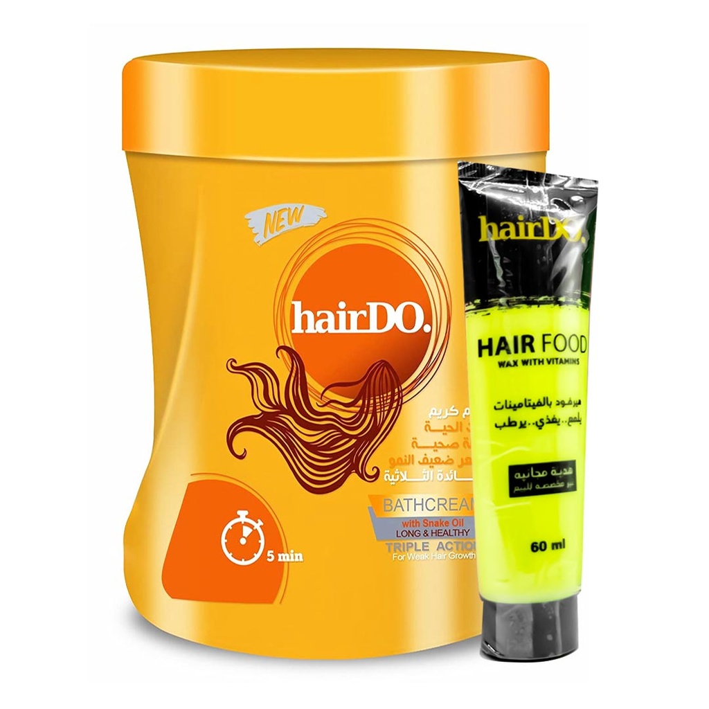 هيردو حمام كريم - Hairdo Hair Mask (900g, زيت الحية, +هيرفود)