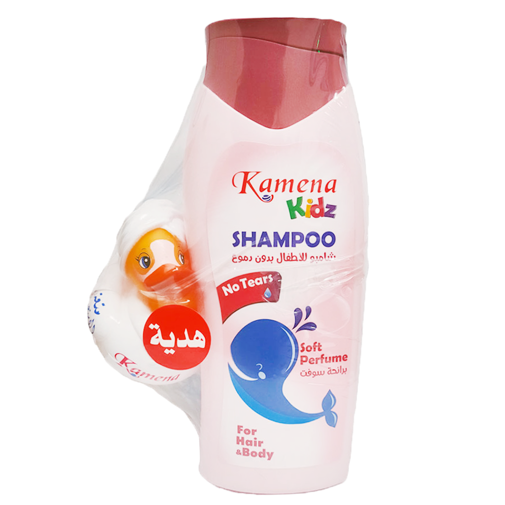 كامينا شامبو اطفال روز + هدية - Kamena Shampoo Kids Rose + Gift (400ml)