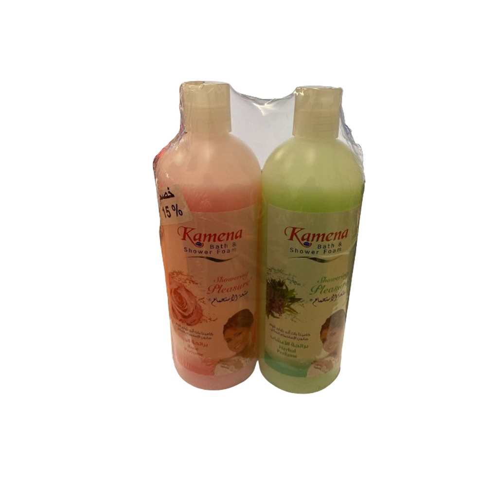 كامينا شاور اعشاب - Kamena Shower Herbal (750ml, +شاور 750ml ورد خصم 15%)