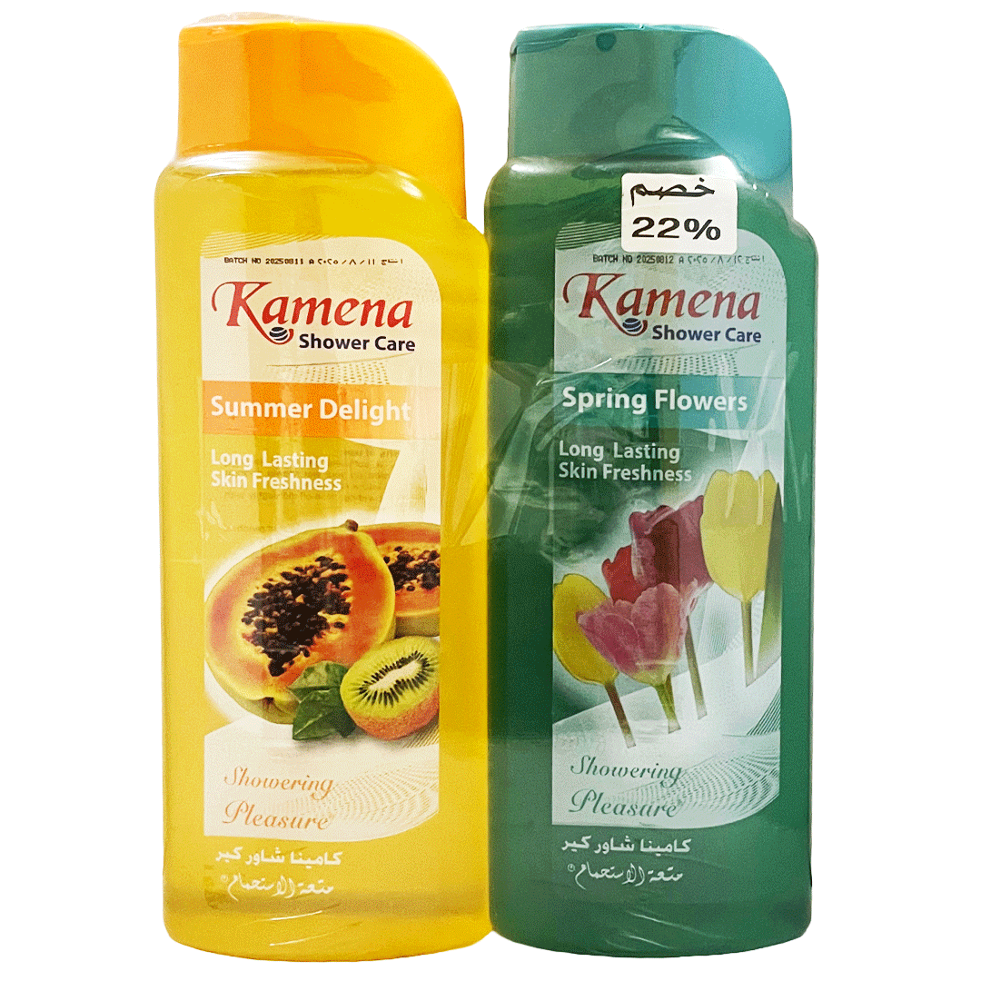 كامينا شاور سبرينج فلاور + سمر ديلايت خصم 22% - Kamena Shower Spring Flowers + Summer Delight Offer 22%