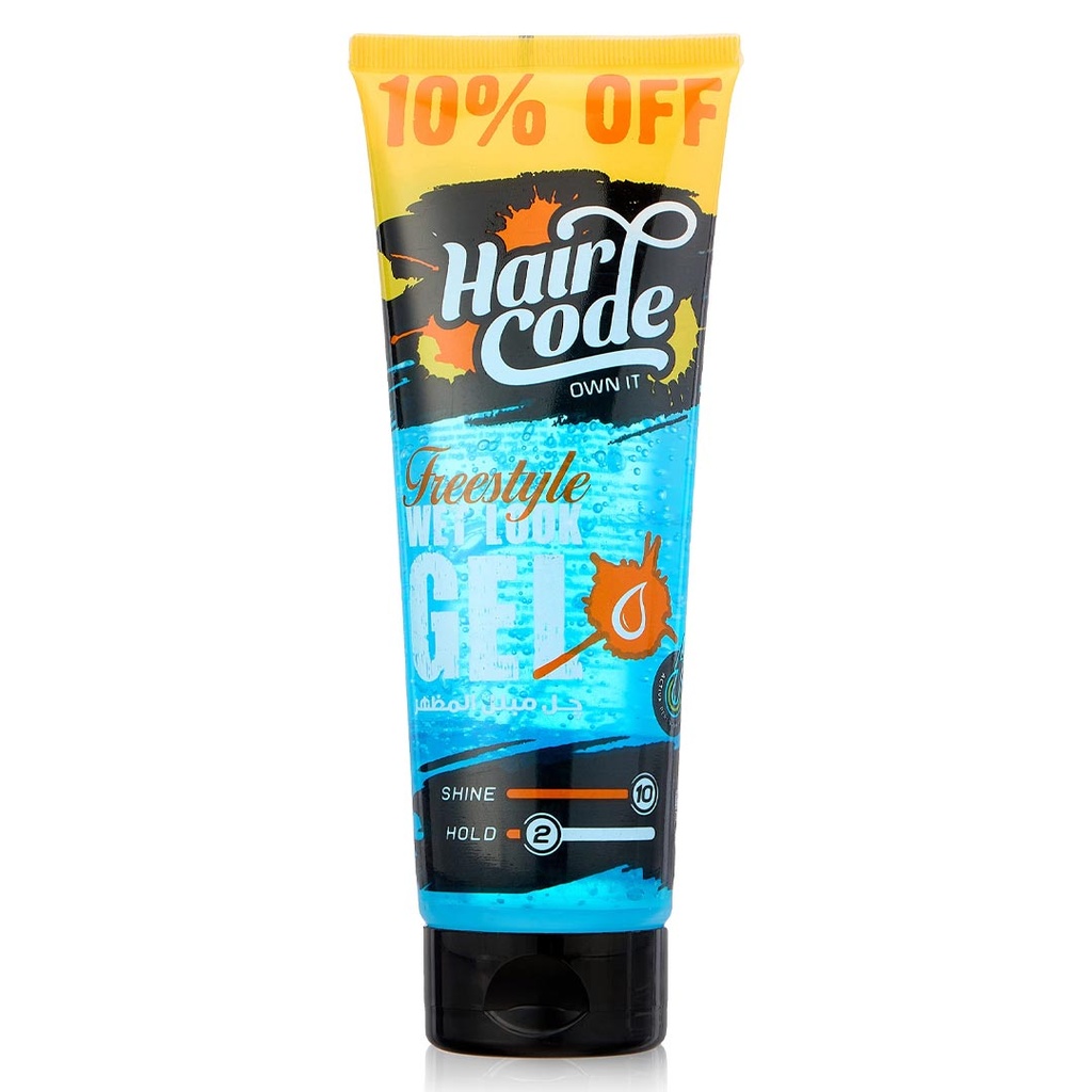 هيركود جل ويت لوك خصم 10% - Haircode Gel Wet Look Offer 10% (250ml)