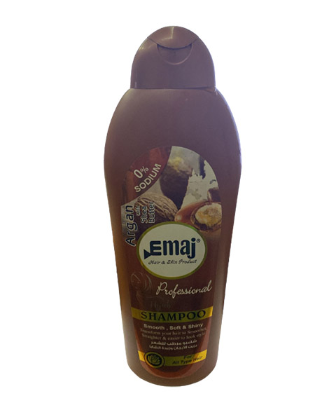 ايماج شامبو - Emaj Shampoo (950ml, Argan&shea Butter)