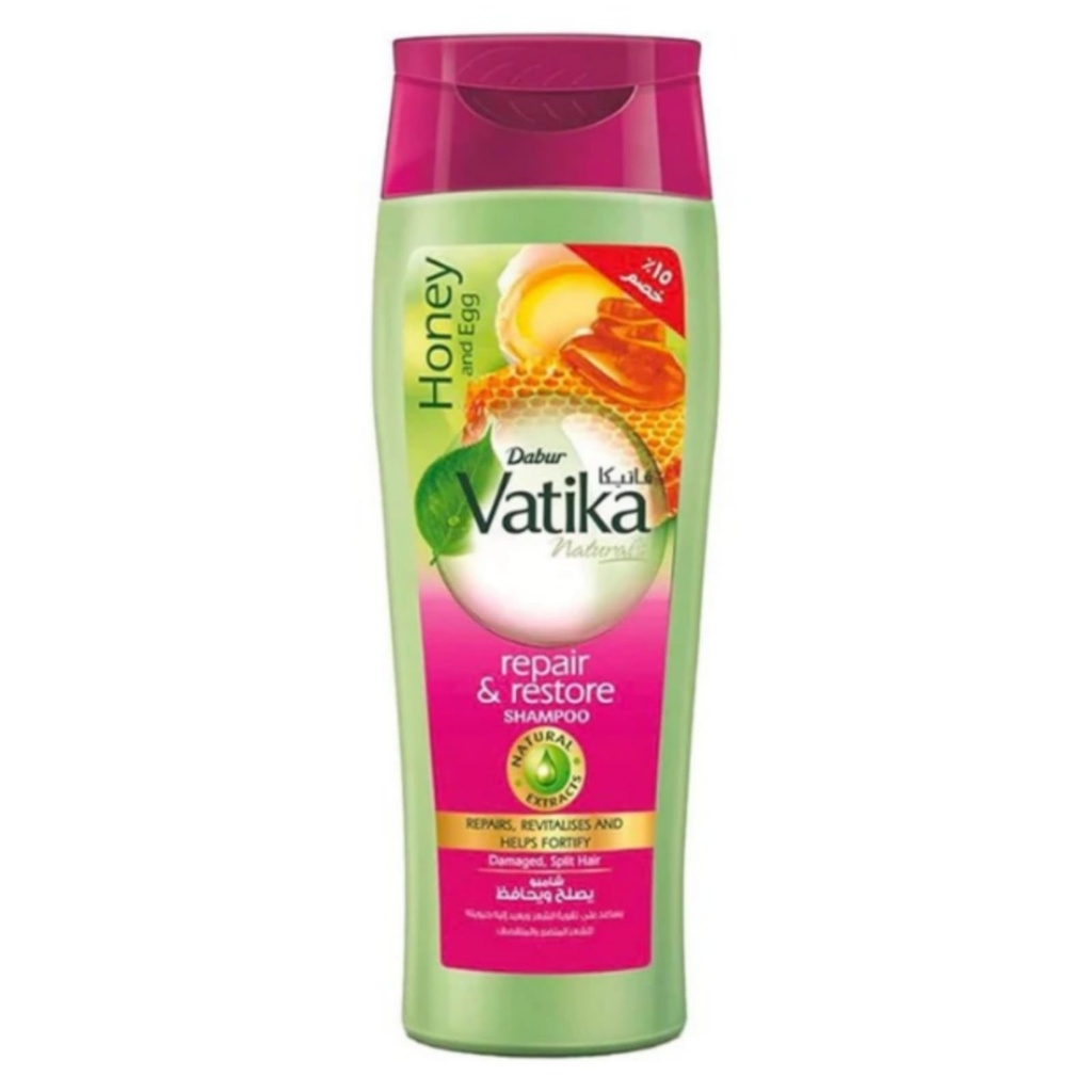 فاتيكا شامبو بالبيض والعسل - Vatika Shampoo With Eggs And Honey (180ml, خصم 15%)