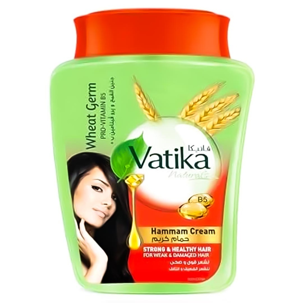 فاتيكا حمام كريم جنين القمح - Vatika Hair Mask Wheat Germ (450g)