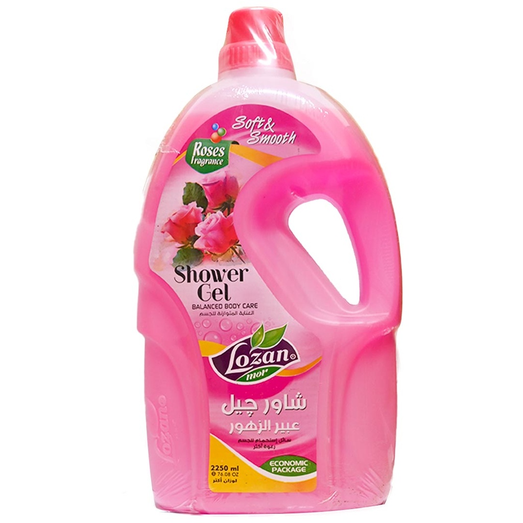 لوزان شاور - Lozan Shower (2.25L,  Roses Fragrance)