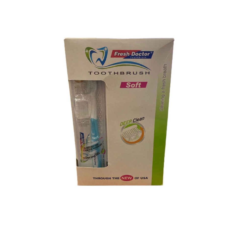 فريش دكتور ديب كلين فرشاة اسنان - Fresh Doctor Deep Clean Tooth Brush (No:F-1626, Soft)