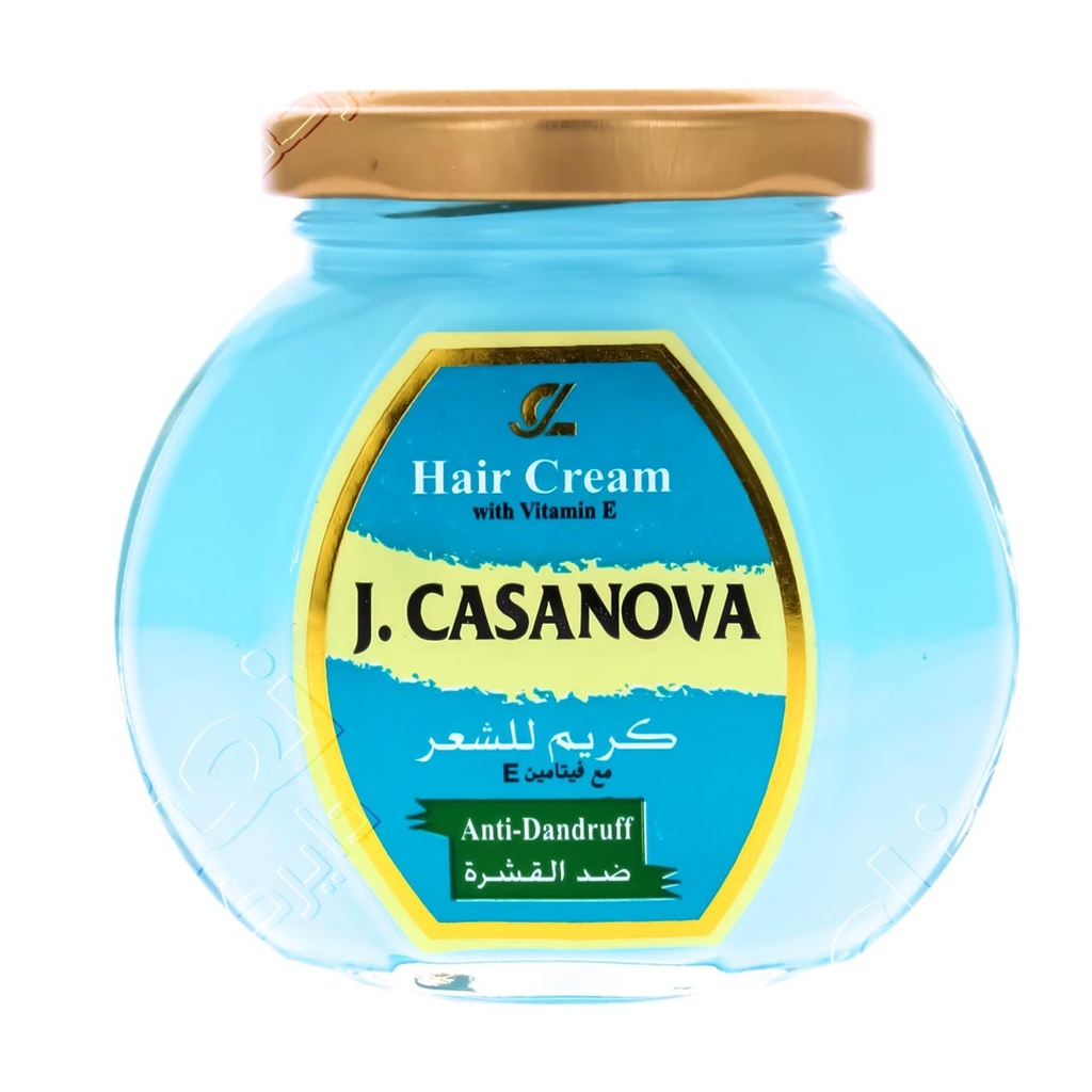 ج. كازانوفا كريم شعر - J.Casanova Hair Cream (150g, ضد القشرة)