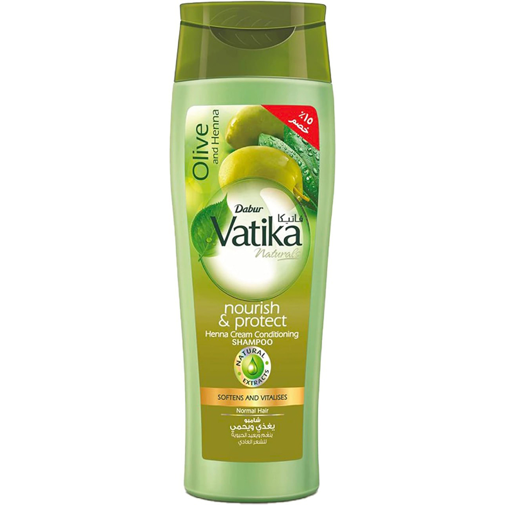 فاتيكا شامبو - Vatika Shampoo (360ml, زيتون, خصم 15%)