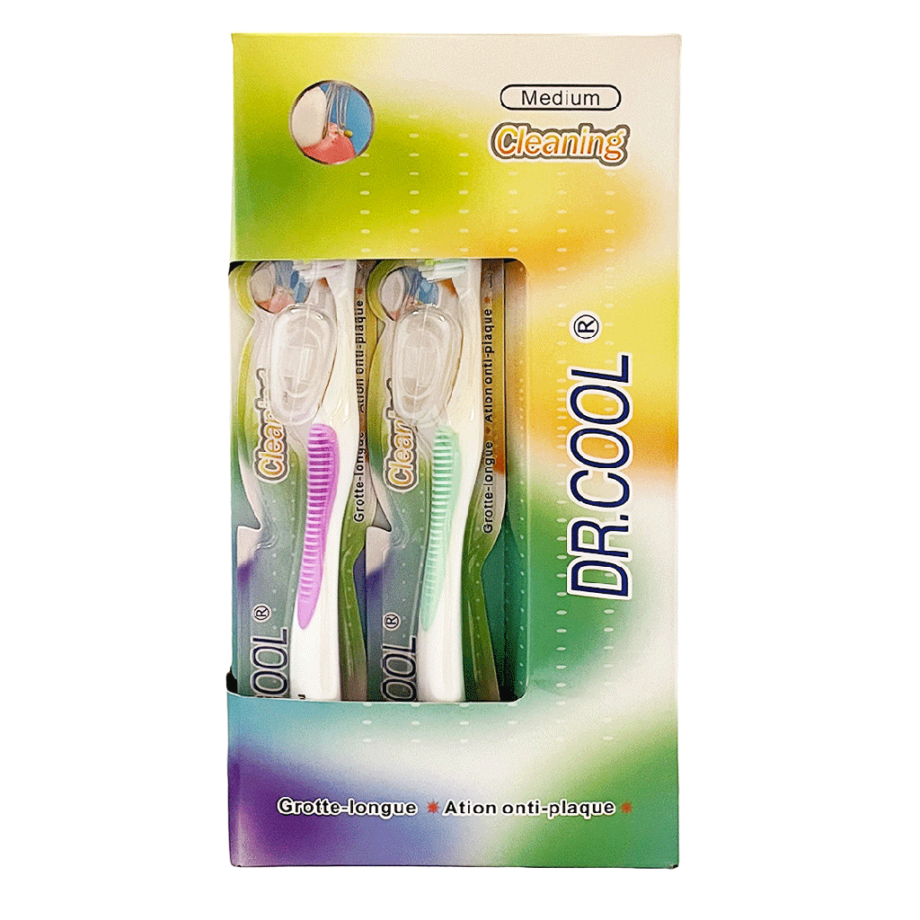 دكتور كول فرشاة اسنان كبار ميديام - Dr.Cool Tooth Brush Adult Med (No:P394)