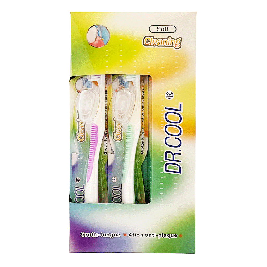 دكتور كول فرشاة اسنان كبار سوفت - Dr.Cool Tooth Brush Adult Soft (No:P394)