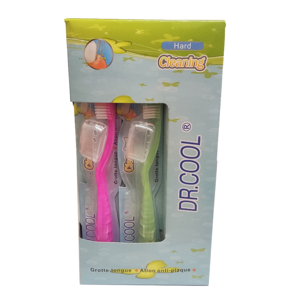 دكتور كول فرشاة اسنان - Dr.Cool Tooth Brush Adult (No:P-308, Hard)