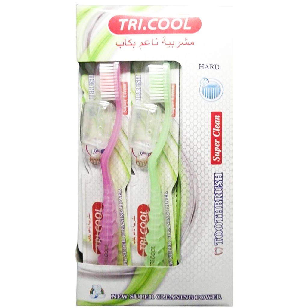 ترى كول فرشاة اسنان كبار هارد - TRI.COOL Tooth Brush Hard (No:5018)