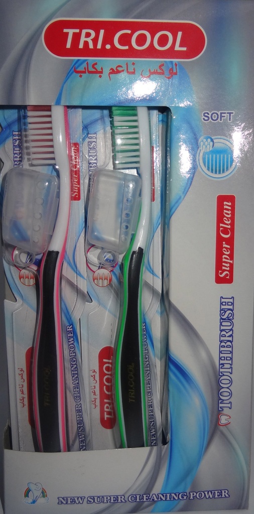 ترى كول فرشاة اسنان - TRI.COOL Tooth Brush 12Psc (كبار, No:5099, Soft)
