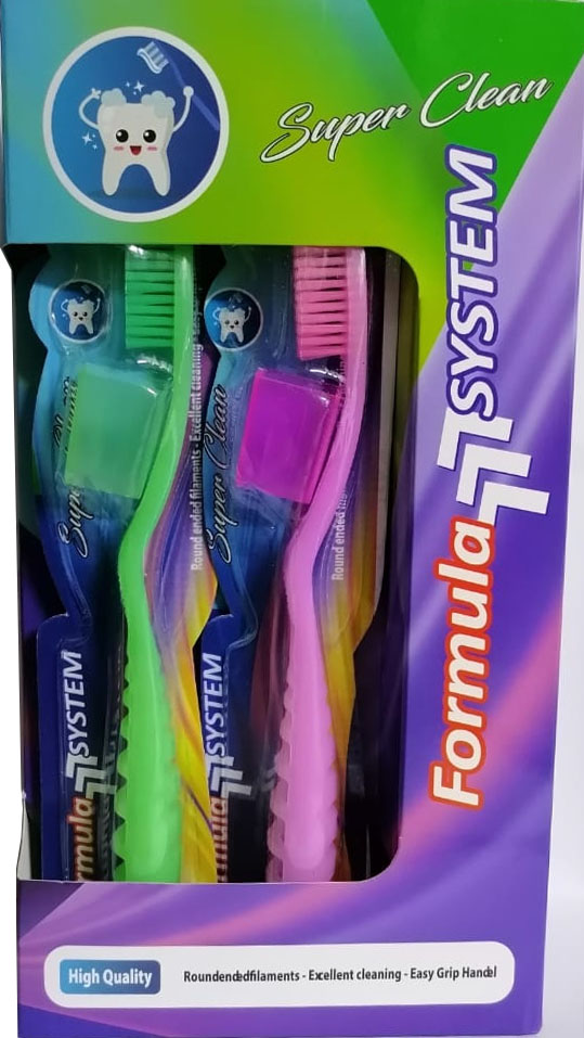 فورميلا سيستم فرشاة اسنان - Formula System Tooth Brush (كبار, Soft)