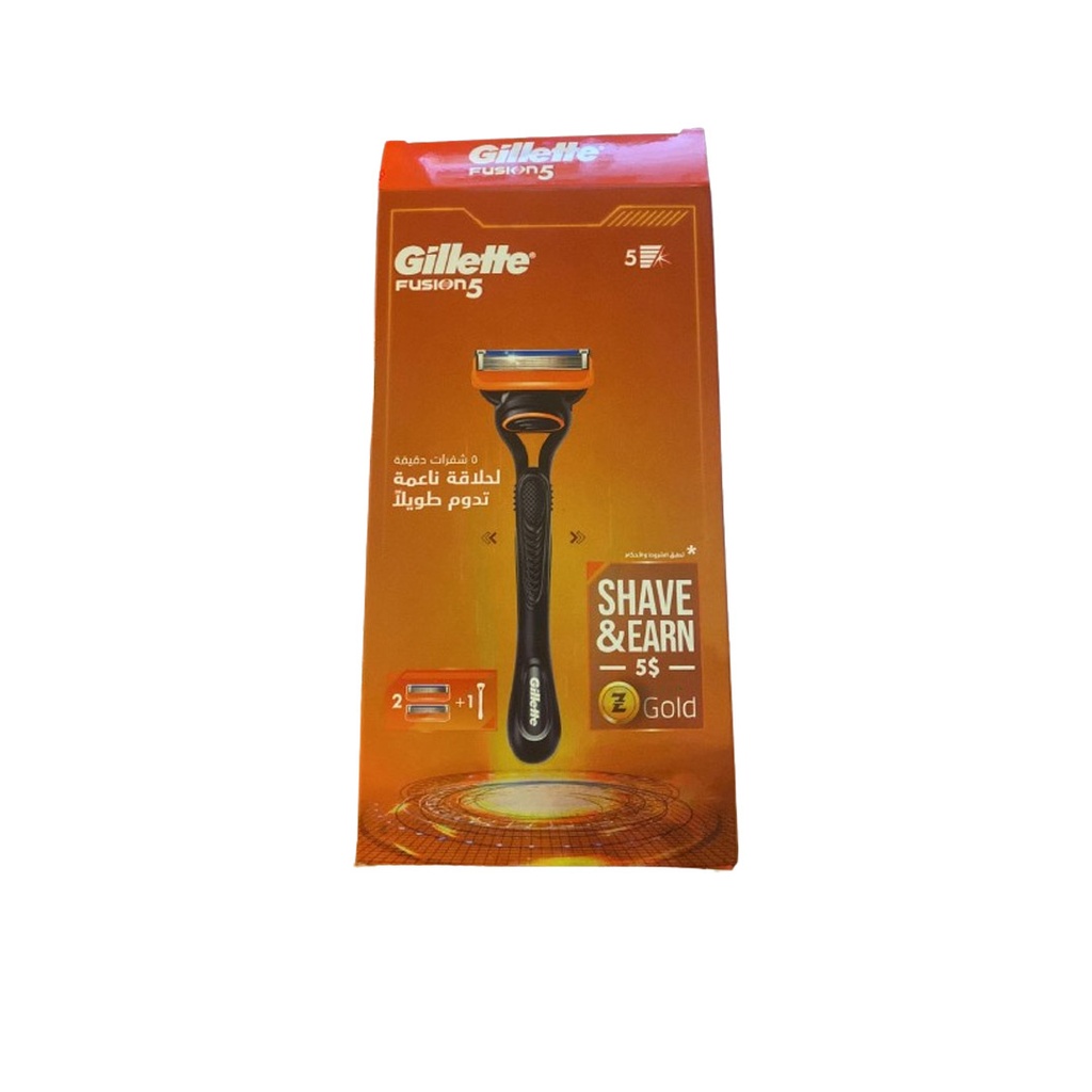جيليت فيوجن5 - Gillette Fusion5 (ماكنة, فيوجن, +2)