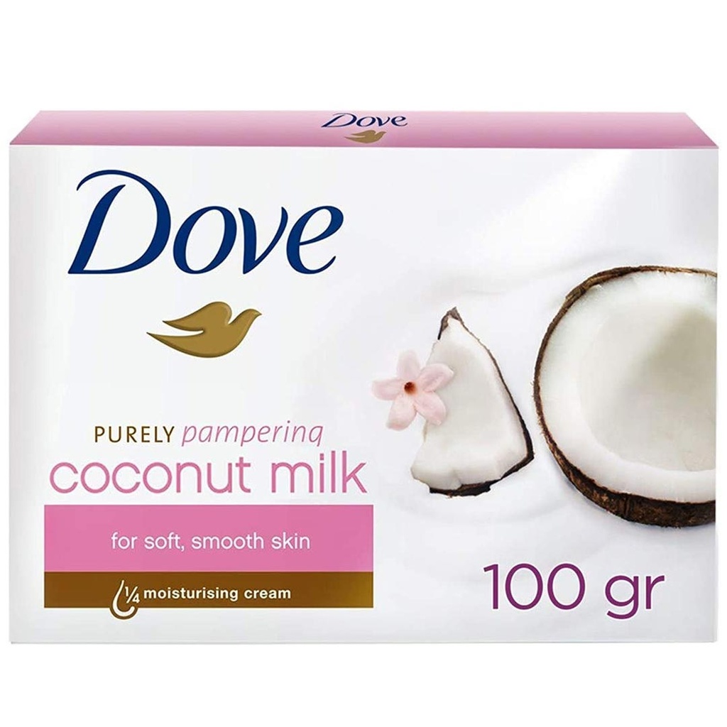 دوف صابون - Dove Soup (100ml, حليب جوزهند, بدون)