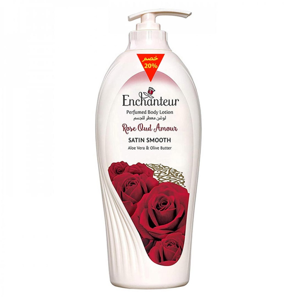 انشانتر - Enchanteur (لوشن, 500ml, روز عود امور, خصم 20%)