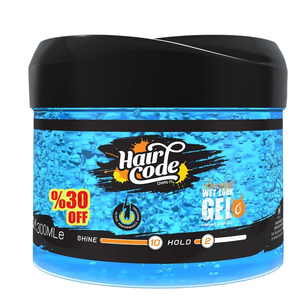 هيركود جل - Haircode Gel (160ml+48ml, ويت لوك, 30% مجانا)