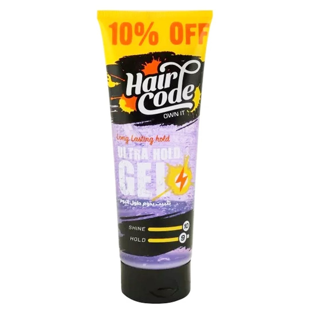 هيركود جل - Haircode Gel (250ml, الترا هولد, خصم 10%)