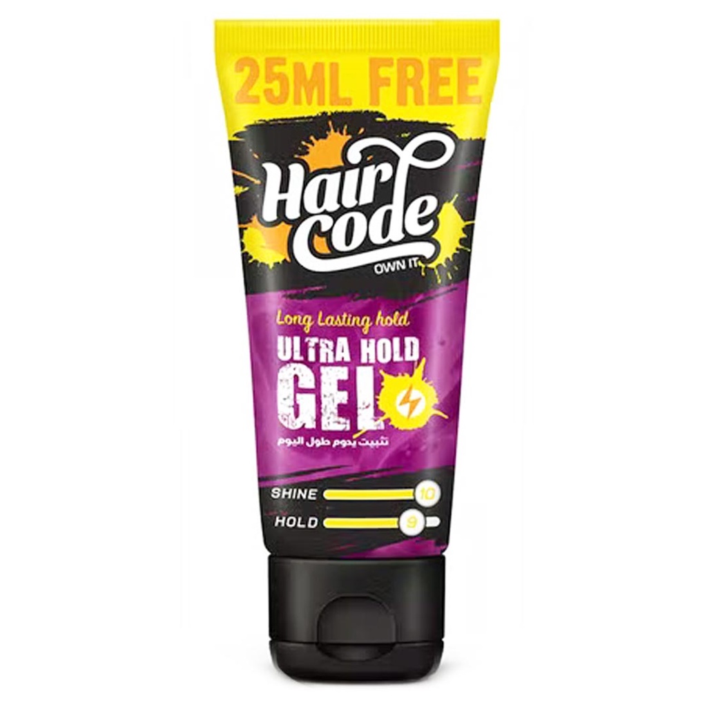 هيركود جل - Haircode Gel (160ml, الترا هولد, +25ml)