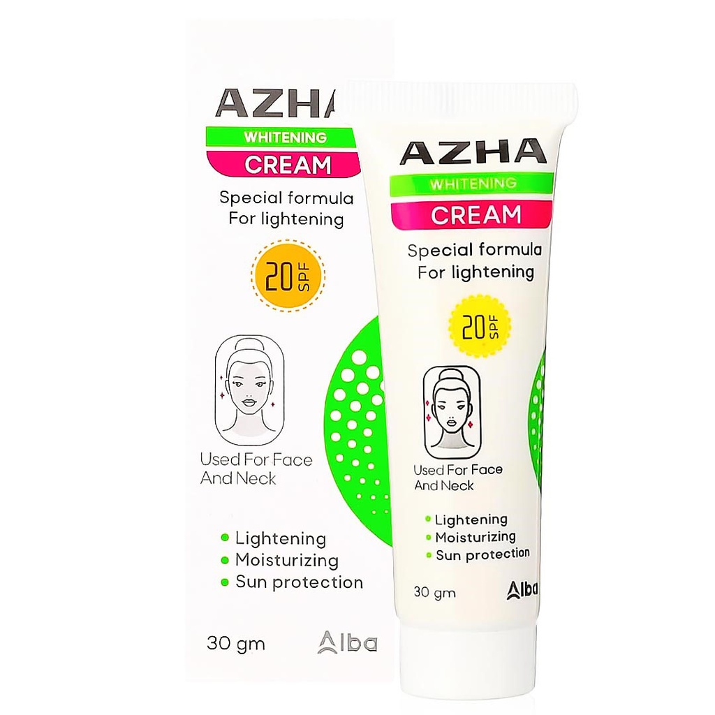 ازها كريم تفتيح - Azha Whitening Cream (75g, 20)