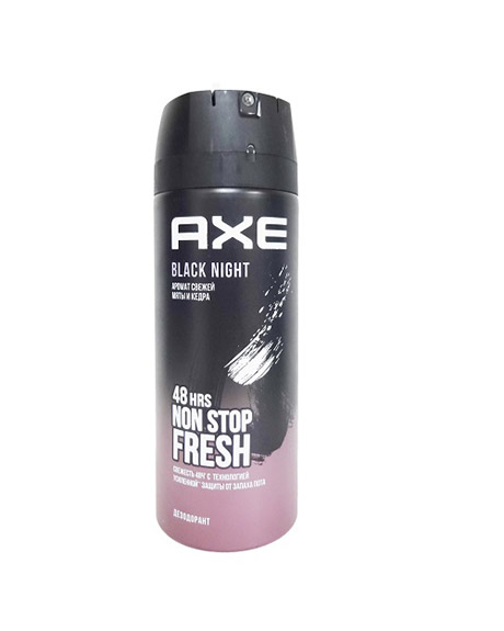 اكس سبراى - Axe Spray (رجالى, 150ml, بلاك نايت, بدون)