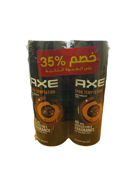 اكس سبراى - Axe Spray (رجالى, 150ml, دارك تمبتيشن, +1 خصم35%)