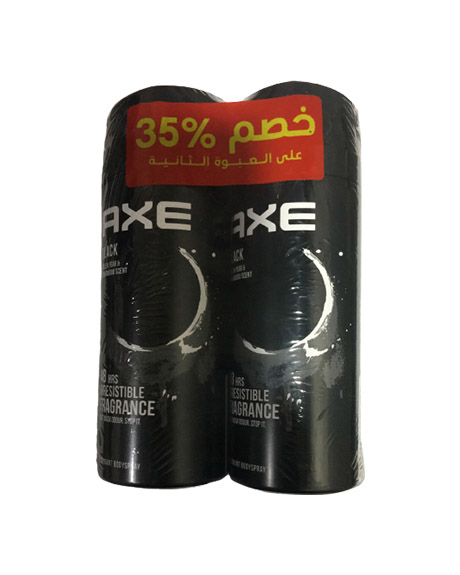 اكس سبراى - Axe Spray (رجالى, 150ml, بلاك, +1 خصم35%)