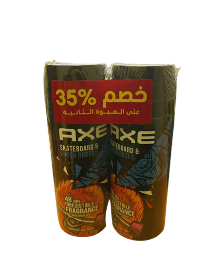 اكس سبراى - Axe Spray (men, 150ml, Skateboard&Fresh Roses, +1 Discount 35%)